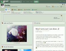 Tablet Screenshot of dexidec.deviantart.com