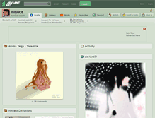 Tablet Screenshot of miyu08.deviantart.com