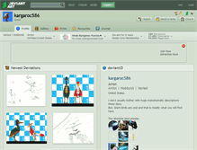 Tablet Screenshot of kargaroc586.deviantart.com