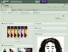 Tablet Screenshot of lylysv.deviantart.com