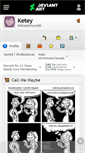 Mobile Screenshot of ketey.deviantart.com