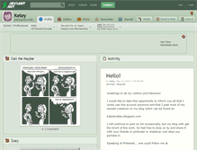 Tablet Screenshot of ketey.deviantart.com
