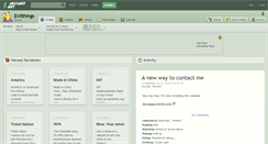 Desktop Screenshot of evilthings.deviantart.com