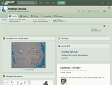 Tablet Screenshot of mudkip-fanclub.deviantart.com