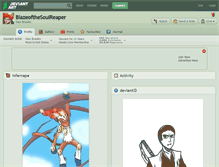 Tablet Screenshot of blazeofthesoulreaper.deviantart.com