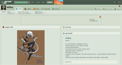 Desktop Screenshot of helltoy.deviantart.com