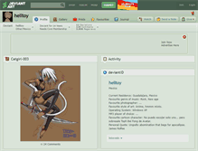 Tablet Screenshot of helltoy.deviantart.com