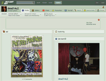 Tablet Screenshot of dead14u2.deviantart.com