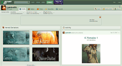 Desktop Screenshot of lyanavalin.deviantart.com