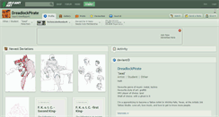Desktop Screenshot of dreadlockpirate.deviantart.com