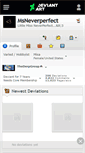 Mobile Screenshot of msneverperfect.deviantart.com