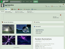 Tablet Screenshot of iagovalentine.deviantart.com