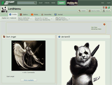 Tablet Screenshot of lordhannu.deviantart.com