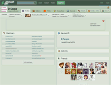 Tablet Screenshot of d-scope.deviantart.com