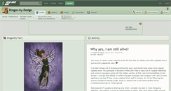 Desktop Screenshot of dragon-by-design.deviantart.com