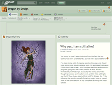Tablet Screenshot of dragon-by-design.deviantart.com