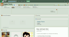Desktop Screenshot of gregory-thorne.deviantart.com