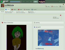 Tablet Screenshot of lordbalmung.deviantart.com