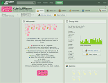Tablet Screenshot of cutestuffplace.deviantart.com