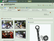 Tablet Screenshot of lastminproductionz.deviantart.com