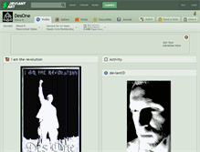 Tablet Screenshot of desone.deviantart.com