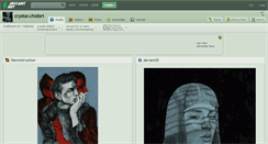 Desktop Screenshot of crystal-chidori.deviantart.com