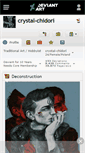 Mobile Screenshot of crystal-chidori.deviantart.com