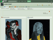 Tablet Screenshot of crystal-chidori.deviantart.com