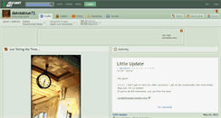 Desktop Screenshot of dakotablue72.deviantart.com