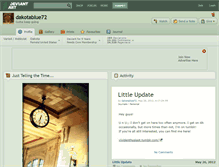 Tablet Screenshot of dakotablue72.deviantart.com