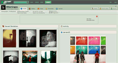 Desktop Screenshot of bittergrapes.deviantart.com