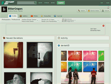 Tablet Screenshot of bittergrapes.deviantart.com