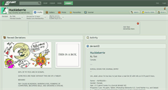 Desktop Screenshot of huckleberrie.deviantart.com