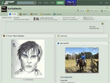 Tablet Screenshot of luvindrawin.deviantart.com