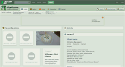 Desktop Screenshot of hizaki-sama.deviantart.com
