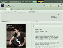 Tablet Screenshot of losing-a-war.deviantart.com