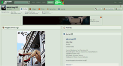 Desktop Screenshot of alexrmay91.deviantart.com