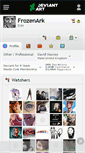 Mobile Screenshot of frozenark.deviantart.com