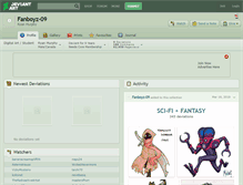 Tablet Screenshot of fanboyz-09.deviantart.com