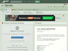 Tablet Screenshot of farsh-nuke.deviantart.com