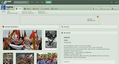 Desktop Screenshot of halfrek.deviantart.com