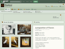Tablet Screenshot of filiusdracul.deviantart.com