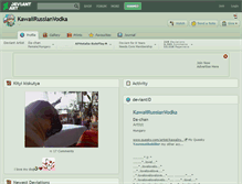 Tablet Screenshot of kawaiirussianvodka.deviantart.com