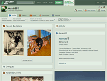 Tablet Screenshot of morris88.deviantart.com