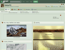 Tablet Screenshot of daktari92.deviantart.com