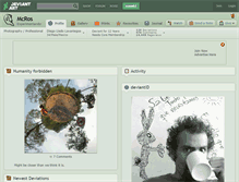Tablet Screenshot of mcros.deviantart.com