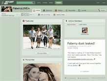 Tablet Screenshot of faberrylove.deviantart.com