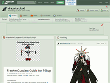 Tablet Screenshot of dracostarcloud.deviantart.com