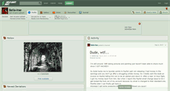 Desktop Screenshot of bella-irae.deviantart.com