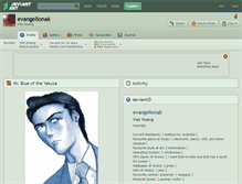 Tablet Screenshot of evangelionak.deviantart.com